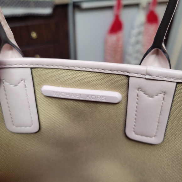 Michael Kors Jodie Small Tote Powder Blush MK Logo NWT - Picture 12 of 12